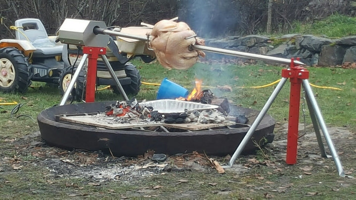 From Fire Pit to Lakefront: Why Bruce Chose the PigOut Charcoal Rotisserie